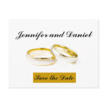 December Wedding Save the Date Announcement
