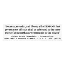 Decency Security and Liberty Judge Louis Brandeis Photo