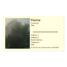 Deciduous Mist Business Card