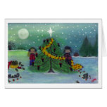 "Dec'ing the Tree - Nature's Way!" Greeting Card