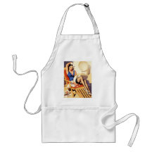 Deck Chair Sailor Pin Up Girl Aprons