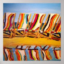 Deck Chairs Posters