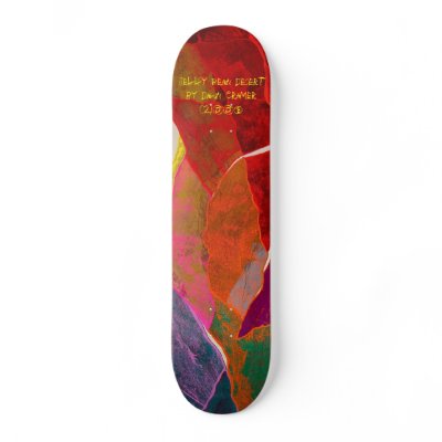 Deck! Jelly Bean Desert Skate Board Decks by dawntheartist