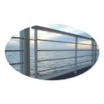 Deck Level View Oval Sticker