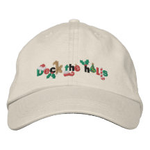 Deck the Halls Embroidered Hats