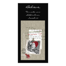 deck the halls, For unto us a child is born.   ... Photo Card
