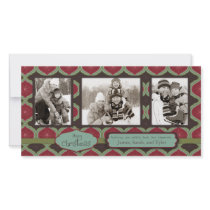 Deck  the Halls Photo Card Trio