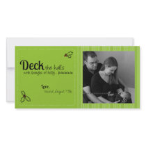 Deck the Halls - Simply Modern Holiday Photo Card