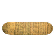 Declaration of Independence Custom Skateboard