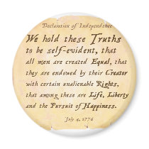 Declaration of Independence Refrigerator Magnet