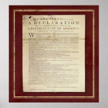 Declaration of Independence Print