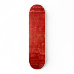 Declaration of Independence red Skate Board Decks