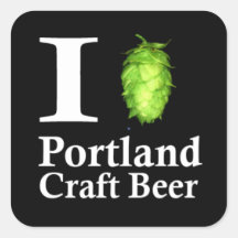 Declare your love of Portland craft beer Sticker