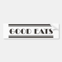 Deco Eats Bumper Sticker