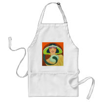 Deco Fashion Girl Apron