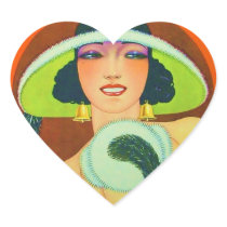 Deco Fashion Girl Heart Sticker