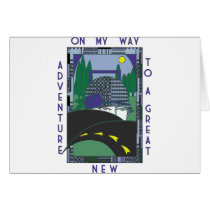 Deco Great New Adventure Greeting Cards