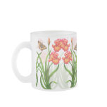 Deco Irises with Butterflies Mug
