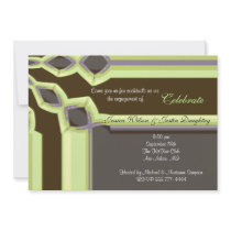 Deco Jewels Engagement Party Invitations