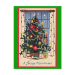Decorated Christmas Tree Postcard