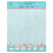 Decorated Cupcakes Custom Cake Business Stationery
