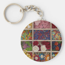 décoration colorée douce porte-clés