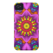 Decorative abstract iPhone 4 case-mate case