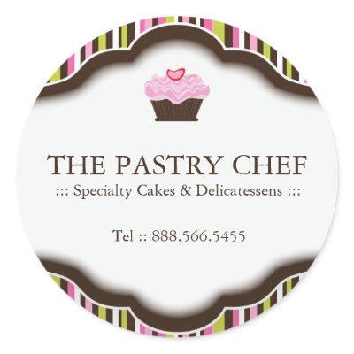 Decorative Bakery Stickers by colourfuldesigns