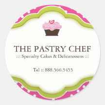 Decorative Bakery Stickers