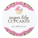 Decorative Bakery Stickers : Sugar Lily