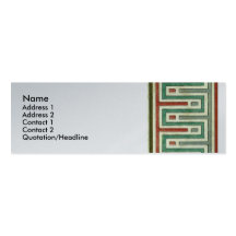 Decorative Border Design ( Owen Jones ) Business Card