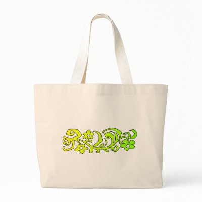 decorative branch canvas bag by VioDeSign