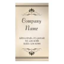 Decorative business card