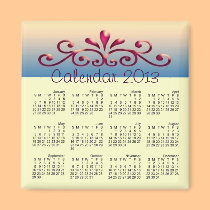 Decorative Calendar 2013 Magnet magnets