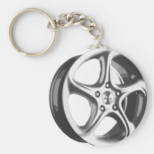 Decorative Car Rim Keychains