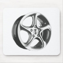 Decorative Car Rim Mousepads