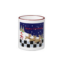 Decorative Cartoon Christmas Mug