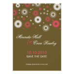 Decorative Circles- Save the date cards Personalized Invitation
