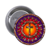 DECORATIVE CROSS BUTTON