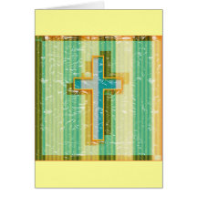 DECORATIVE CROSS CARD