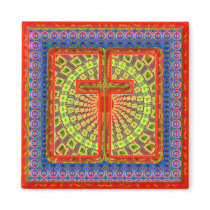 DECORATIVE CROSS REFRIGERATOR MAGNET
