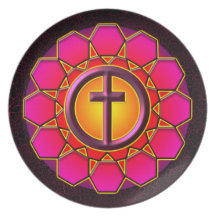 Decorative Cross Plate