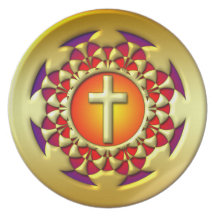Decorative Cross Plate