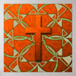 DECORATIVE CROSS POSTER