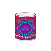 Decorative Customisable Mother's Day mug with Text