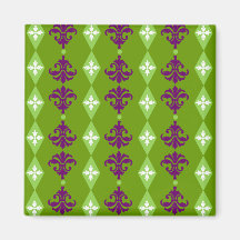 Decorative Diamond Stripe Magnet