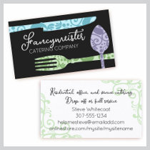 decorative dining utensils chef catering business