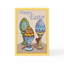 Decorative Eggs Easter Card
