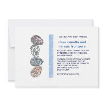 Decorative Eggs Wedding Invitation