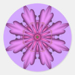 Decorative fantasy flower stickers